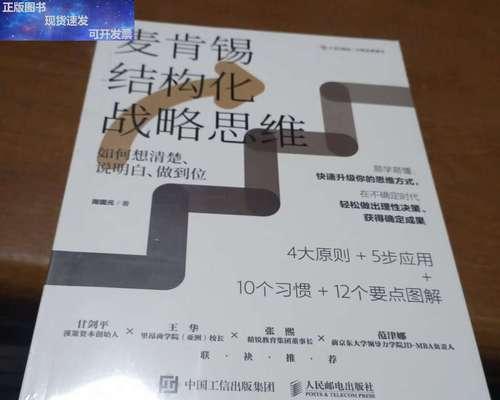 探索麦肯锡思维（揭秘麦肯锡思维的运作模式与应用场景）
